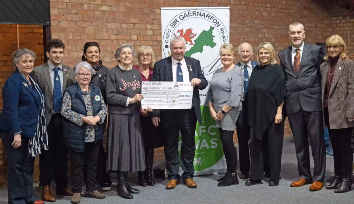 RWAS Caernarfon cheque RWAS Caernarfon cheque