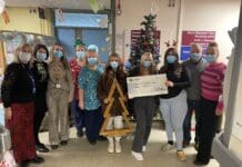 Children and young people from Carmarthenshire raise £630 for children’s ward Carmarthenshire Youth Service Presentation Photo