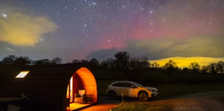 Astro tourism in Wales: More than just Dark Skies aurora borealis at cambrian mountains glamping and camping 54950929967 o