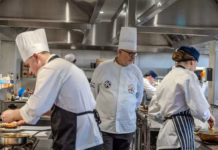 Judges run the rule over hospitality industry talent at Skills Competition Wales Arwyn Watlkins Judging