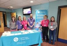 West Wales employers come together to help young people with additional learning needs explore their futures Careers Wales team at What Next Choose Your Future Carmarthen