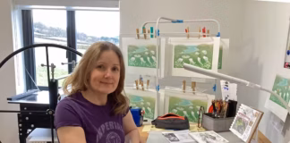 Hergest Croft Gardens appoints Miranda Whitten-Walker as artist in residence Miranda Whitten Walker in her studio