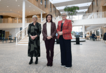 First Minister Visits Canolfan Pentre Awel newsroom