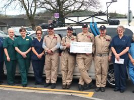 Ghostbusters rally across Europe to raise nearly £3,000 for cancer patients at Glangwili Hospital Ghostbusters