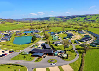 Best in Britain ranking for Mid Wales camping, glamping and caravan sites Meadow Springs pic