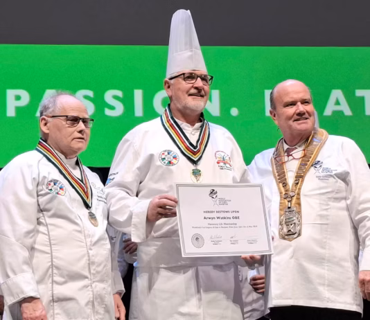 Arwyn becomes first Welsh chef to be given Worldchefs’ highest honour Arwyn2