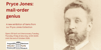 Newtown Textile Museum reopens with Pryce Jones display and children’s activities Newtown Textile Museum Pryce Jones