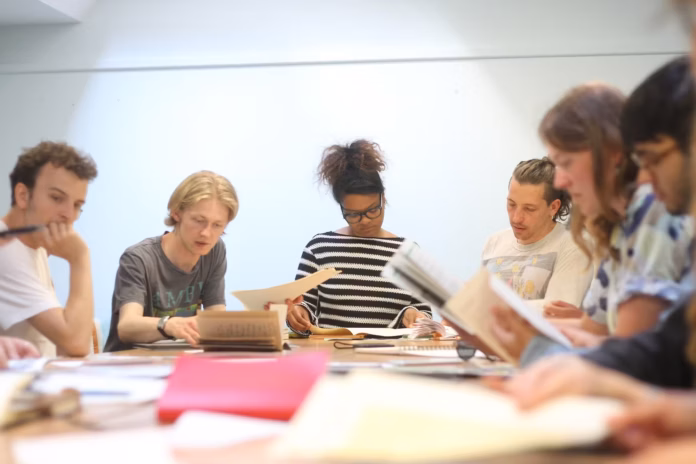 CAT students working on a project together