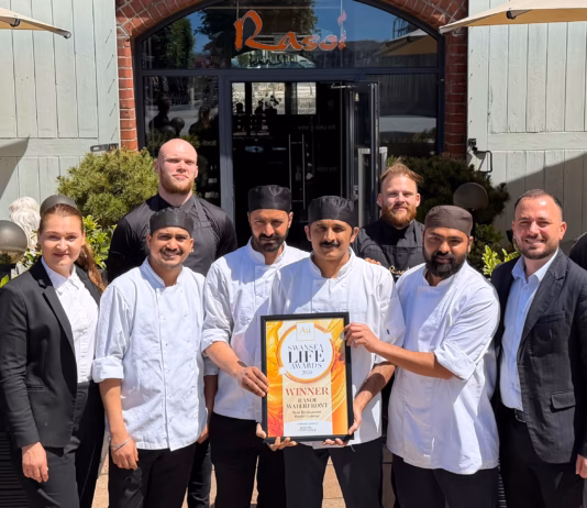 Rasoi Waterfront Wins Best Restaurant At Swansea Life Awards 2026 IMG 7353