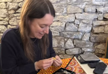 £4,000 silver collection discovered at Kington antiques valuation event Maryanne with jewellery Kington