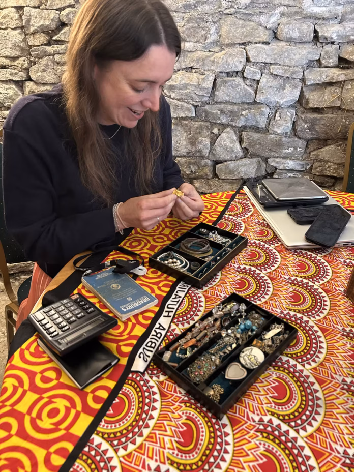 Maryanne with jewellery Kington Maryanne with jewellery Kington