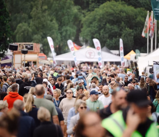 Royal Welsh Showgoers urged to travel sustainably with Transport for Wales RWAS crowd pic