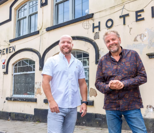 REWARD FUNDING BACKS WELSH VALLEY HOTEL REGENERATION WITH £265K FACILITY L R David Owen and Martin Roberts converted