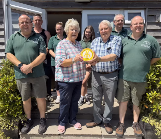 Family-run guest house crowned AA Bed & Breakfast of the Year Wales 2026 Llanerchindda Farm staff