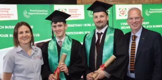 Welsh companies’ management apprentices celebrate graduation success Tradebe