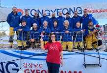 Welsh sailor leads team of non-professionals in final ocean crossing of global yacht race WELSH SAILOR