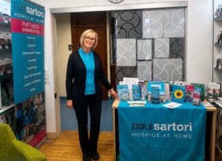 Claire Archibald MS helps secure new Paul Sartori support service at Withybush Hospital Withybush Hospital Drop In Pat Press Pic 0726