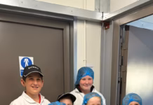 Welsh spring water brand gives pupils a behind-the-scenes lesson in local sourcing and sustainable production Ysgol Nantgaredig pupils