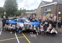 Rali Ceredigion sets new record as School Engagement Programme more than doubles Ysgol Rhos Helyg Bronant Llangeitho