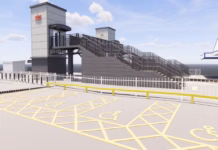 Bridge installation begins at Tenby station as accessibility upgrades progress nr