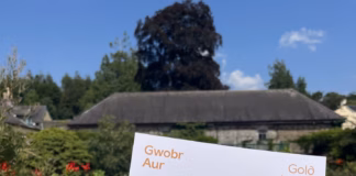 Aberglasney Gardens retains Visit Wales Gold Award visit wales gold award certificate